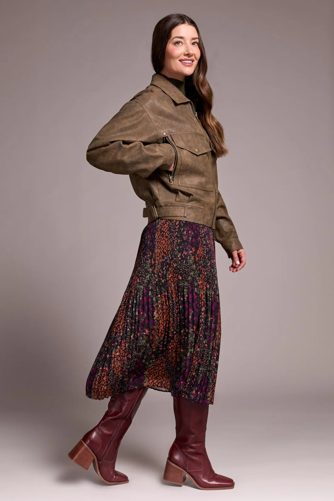 Vintage Faux Leather Jacket