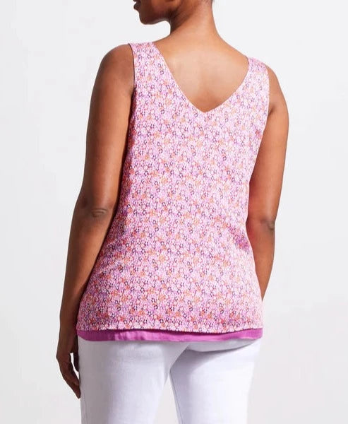 REVERSIBLE V-NECK CAMI | Mauvelush