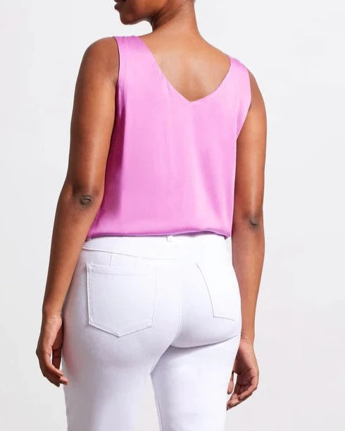 REVERSIBLE V-NECK CAMI | Mauvelush