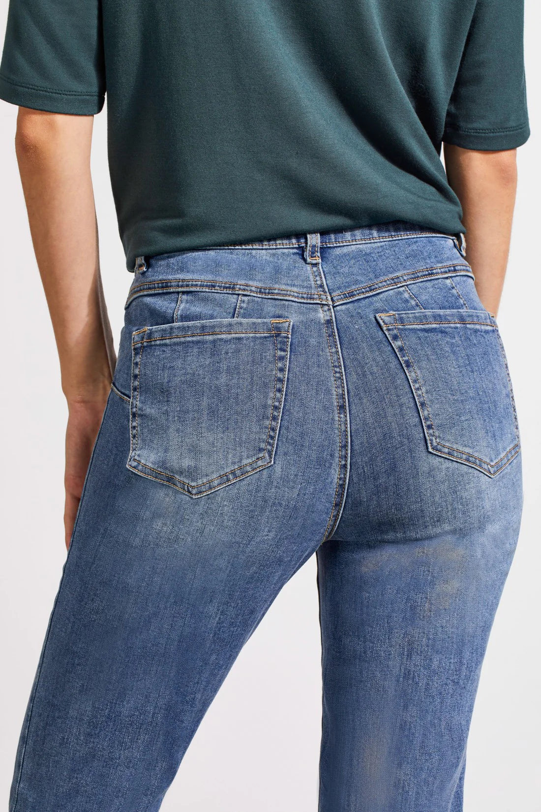 Sophia Curvy Micro Flare Jeans | River Blue