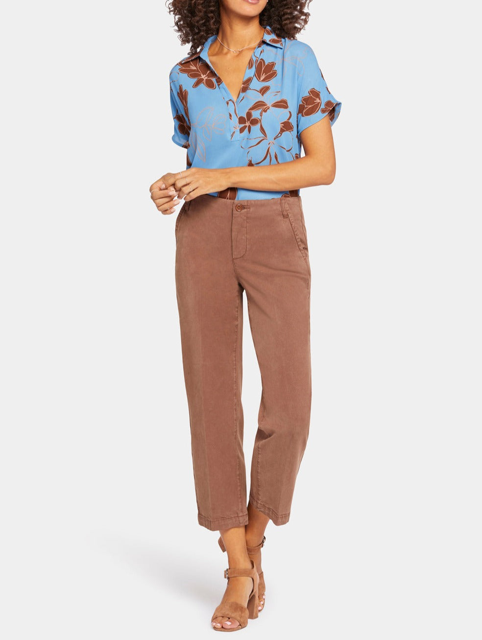 Marilyn Ankle Trouser | Mocha
