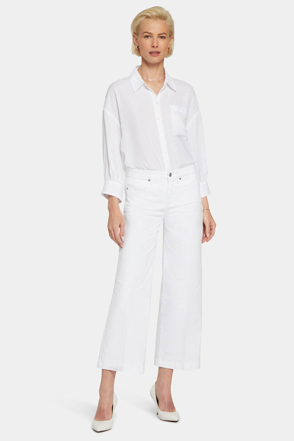 Teresa Wide Leg Ankle Jeans
