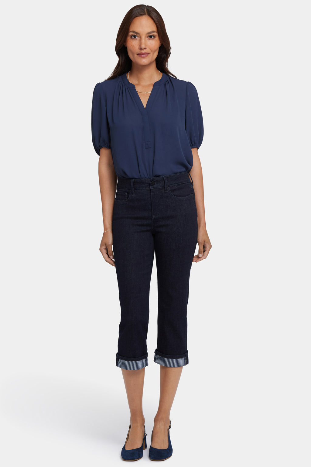 Marilyn Crop Stripe Cuff