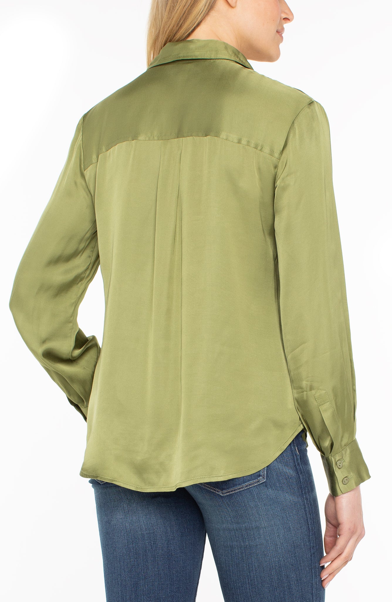 Button Front Woven Shirt