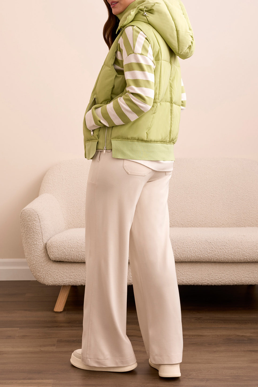 Quilted Vest W/ Removable Hood