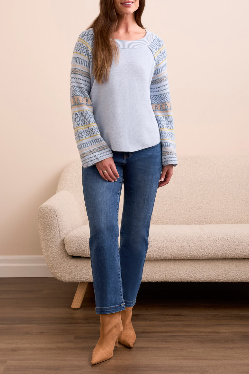 Long Sleeve Scoop Neck Sweater