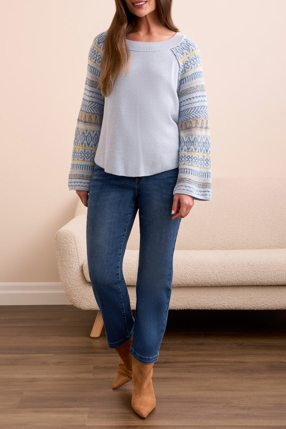 Long Sleeve Scoop Neck Sweater