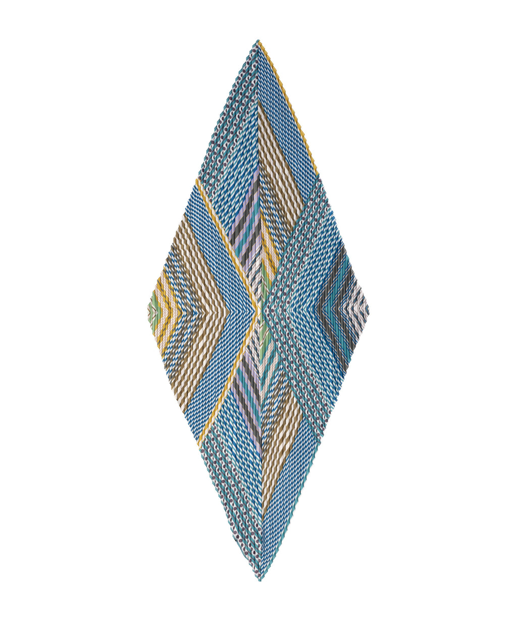 Downtown Pleated Diamond Scarf