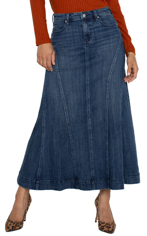 5 Pocket Denim Mermaid Skirt
