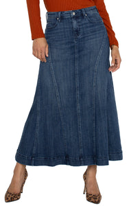 5 Pocket Denim Mermaid Skirt