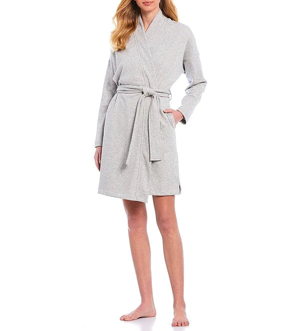 Knit Fleece Robe |  Grey 