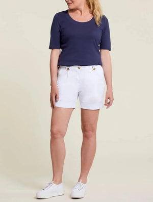 Scoop neck top | Deepblue