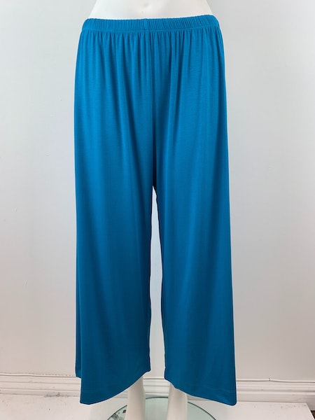 Crop Pallazo | Blue Surf