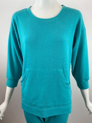Sweatshirt Pullover | Aqua
