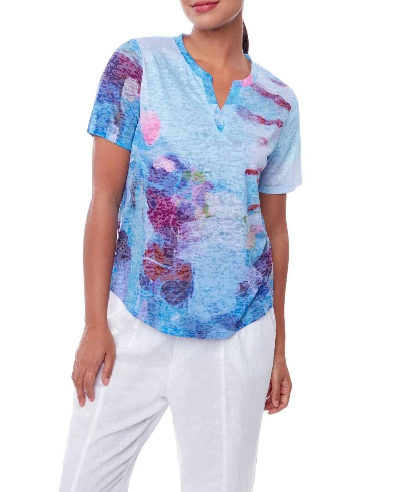 V neck shirt | Sleeping 