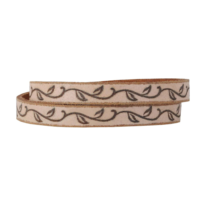 Leather Band Vine Bracelet