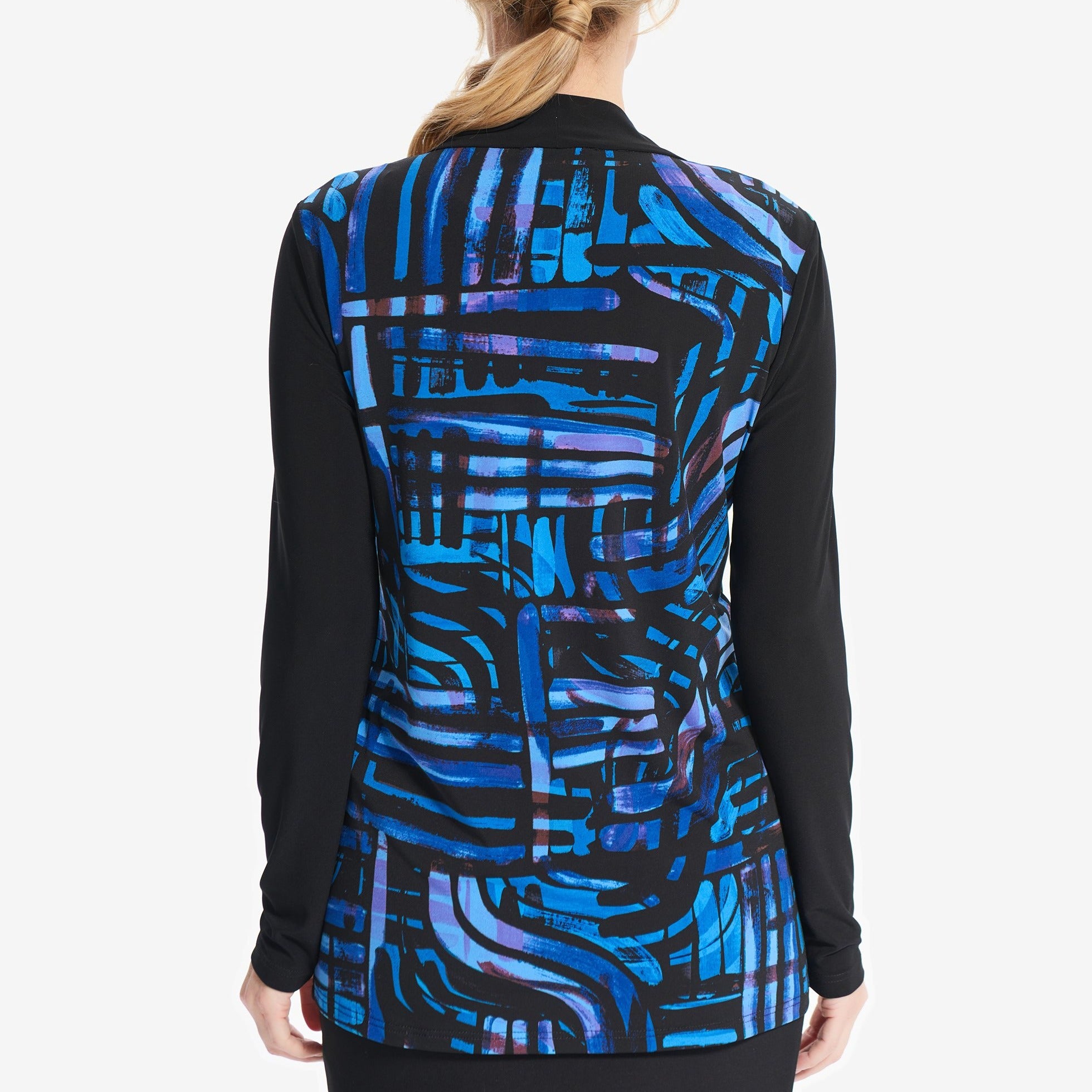 Open Abstract Cardigan