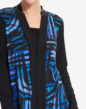 Open Abstract Cardigan