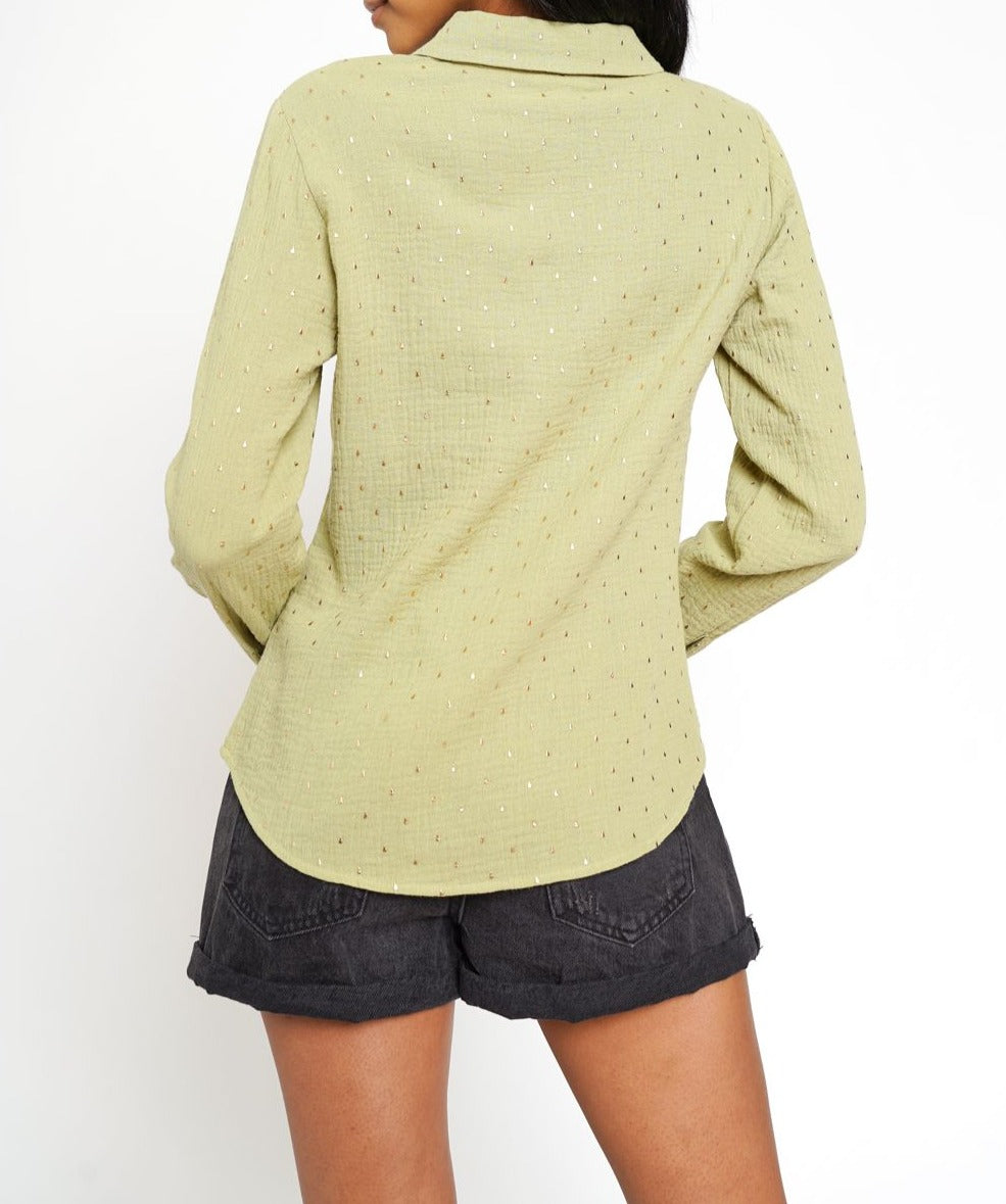 Gold Dot Shirt | Mystree