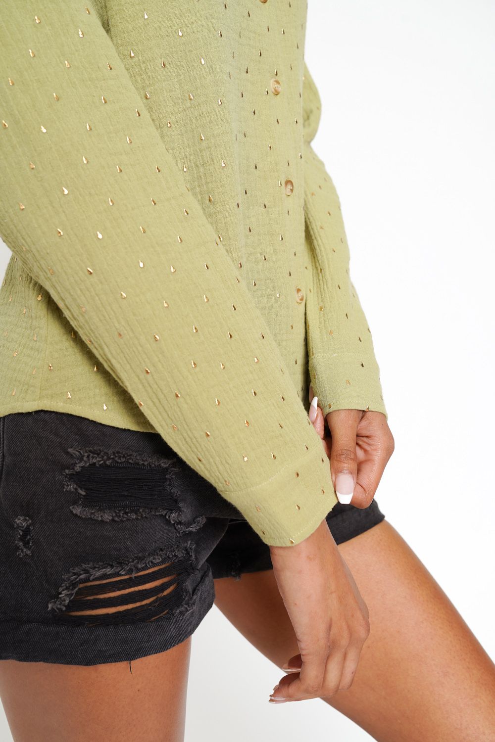 Gold Dot Shirt | Mystree