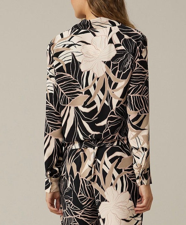 Tropical Print Blouse