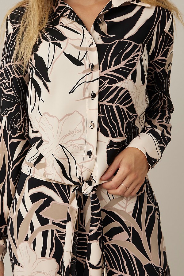 Tropical Print Blouse