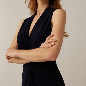 Slvless Wrap Dress