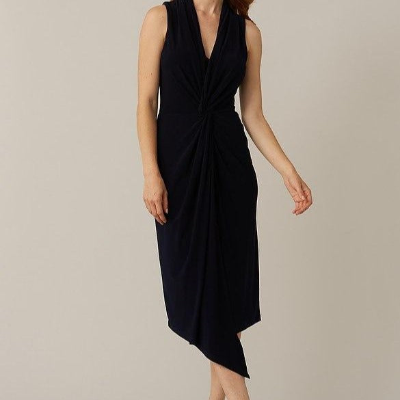 Slvless Wrap Dress