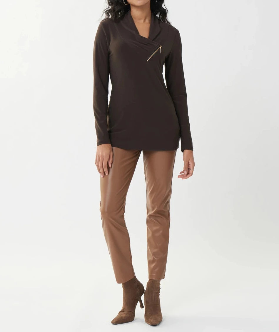 Long Sleeve Mock Cowl Top