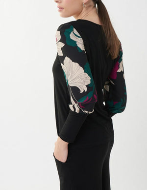 Printed Sleeve Top