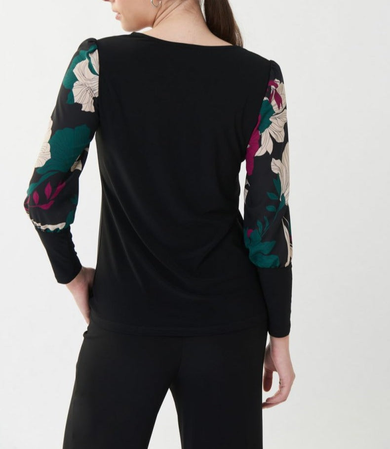 Printed Sleeve Top