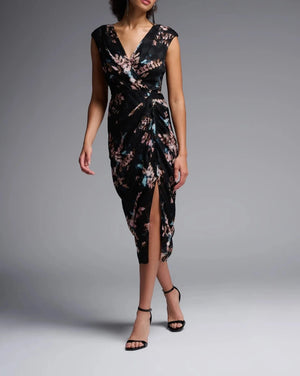 Printed Dress | Black 