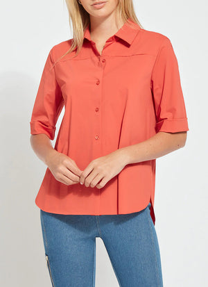 Josie Short Sleeve Button Down