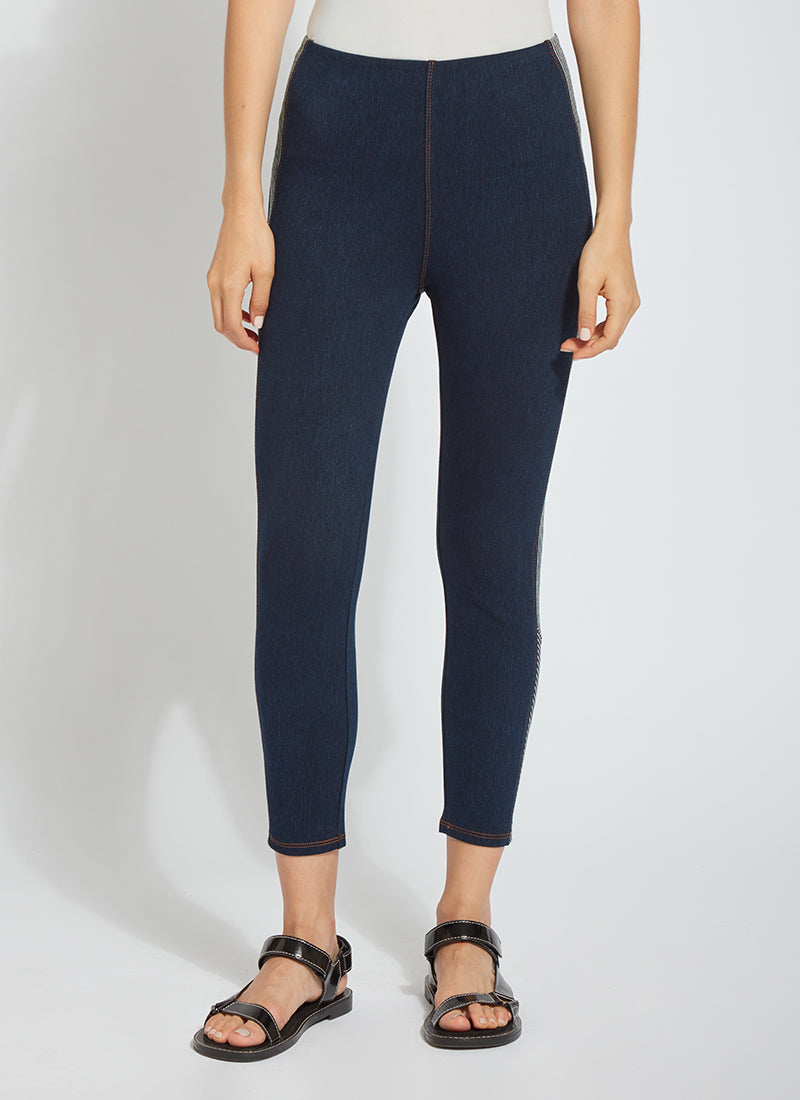 Saturday Cropped Denim Leggings | Lysse