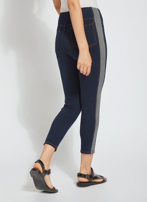 Saturday Cropped Denim Leggings | Lysse
