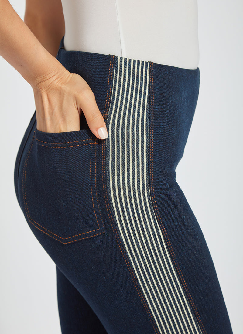 Saturday Cropped Denim Leggings | Lysse