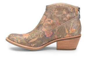 Floral Aisley Boot (Taupe)