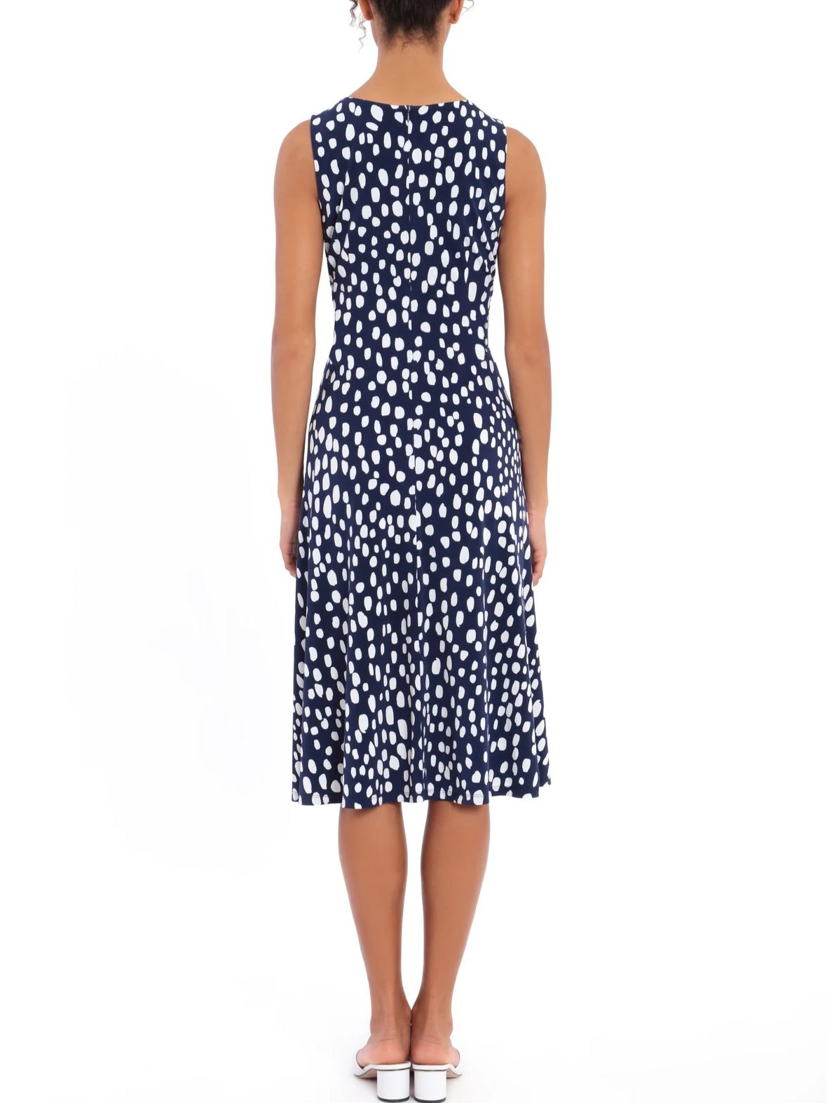 Dot Keyhole Dress