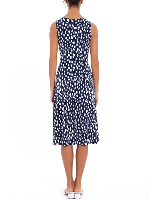 Dot Keyhole Dress