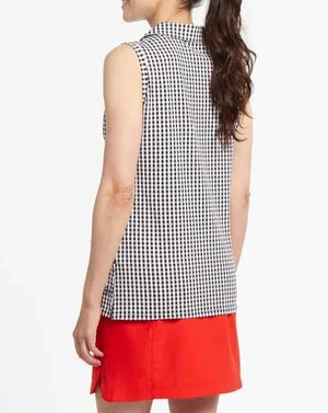 UPF 50+ PERFORMANCE SLEEVELESS TOP | Chalk