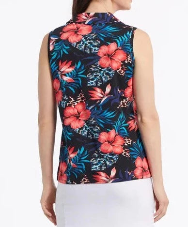 UPF 50+ PERFORMANCE SLEEVELESS TOP | Fiery Red