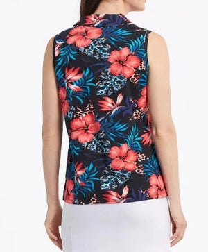 UPF 50+ PERFORMANCE SLEEVELESS TOP | Fiery Red