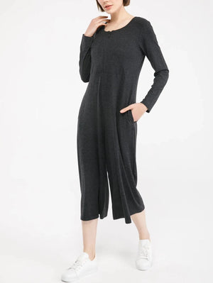 Zip Jumpsuit | Black Aspen