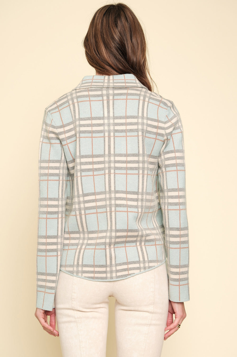 Patterned Jacket | Soft Blue 