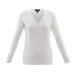 V-Neck Long Sleeve Tee