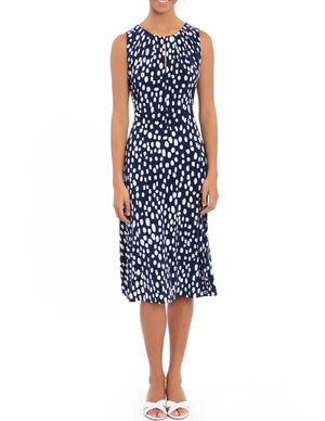 Dot Keyhole Dress
