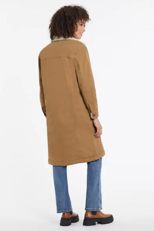 Long Shacket with Sherpa Lining | Nutmeg