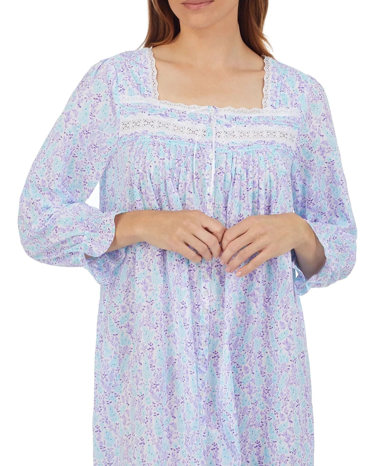 Wildflower Lupine Ballet Button Robe