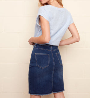 Linen Tie Front Blouse | Charlie B