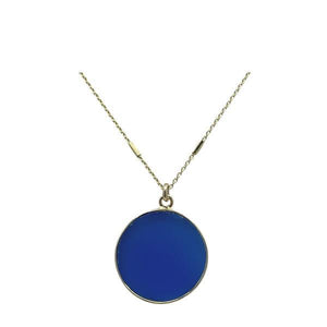 Blue Gold Necklace